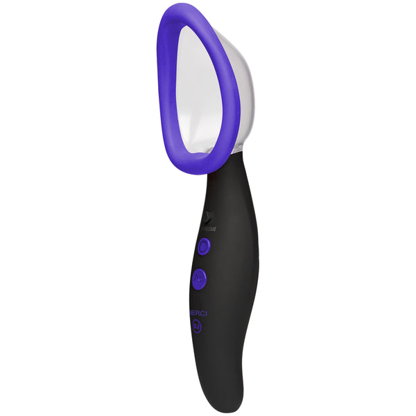 Doc Johnson Merci Pumped Rechargeable Automatic Vibrating Pussy Pump - Extreme Toyz Singapore - https://extremetoyz.com.sg - Sex Toys and Lingerie Online Store - Bondage Gear / Vibrators / Electrosex Toys / Wireless Remote Control Vibes / Sexy Lingerie and Role Play / BDSM / Dungeon Furnitures / Dildos and Strap Ons &nbsp;/ Anal and Prostate Massagers / Anal Douche and Cleaning Aide / Delay Sprays and Gels / Lubricants and more...