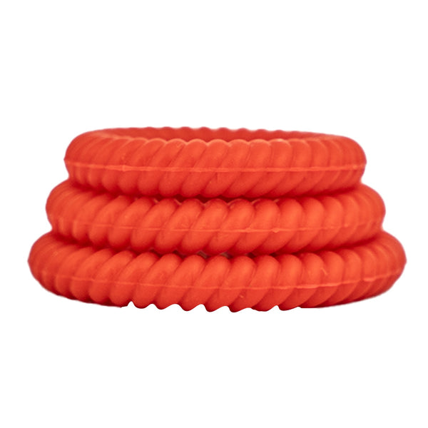 Ram Ultra Cocksweller Silicone Cockrings - Red