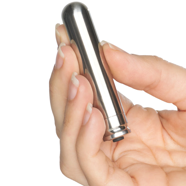 Ferro Stainless Steel Rechargeable Bullet Vibrator