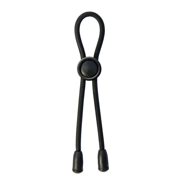 Mack Tuff Adjustable Silicone Cock Tie - Black