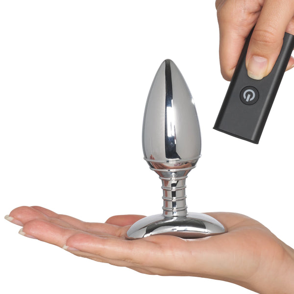 Cesto Remote Control Rechargeable Aluminium Butt Plug