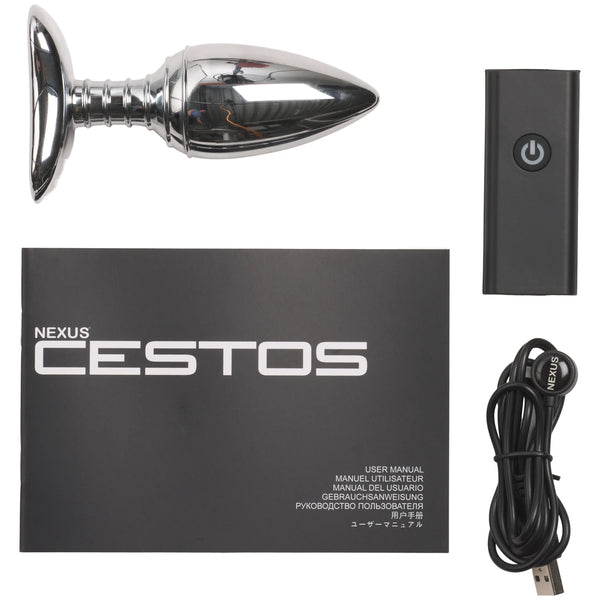 Cesto Remote Control Rechargeable Aluminium Butt Plug