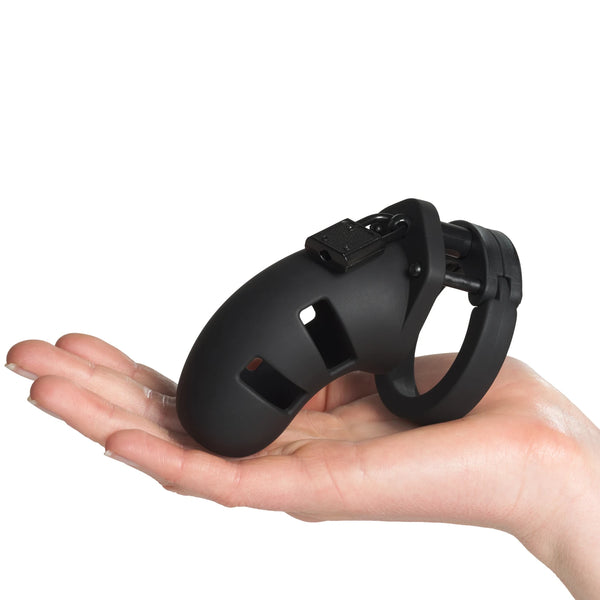 MANCAGE 3.5" Model 20 Chastity Cock Cage - Black