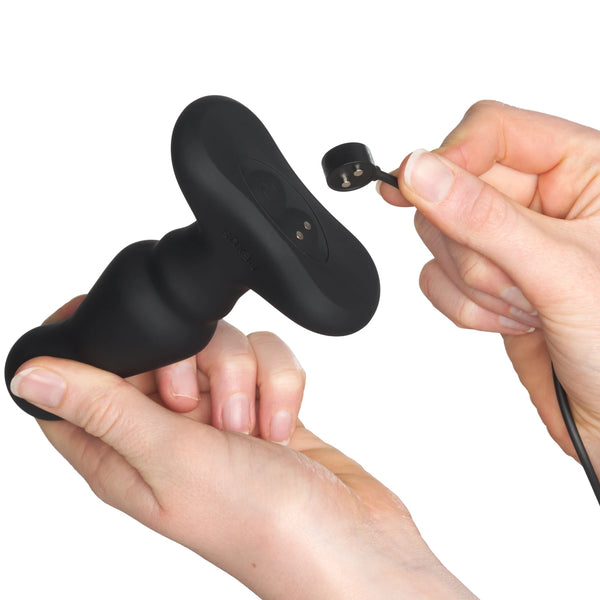 Bolster Inflatable Remote Control Rechargeable Prostate Plug