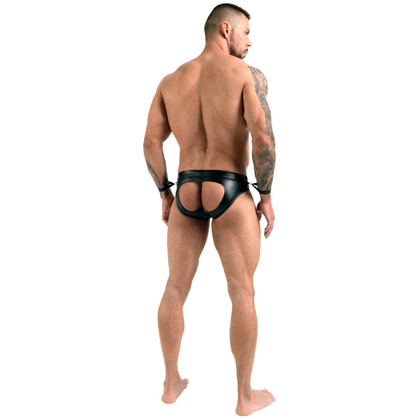 Men's Open Back Jock Brief With Handcuffs