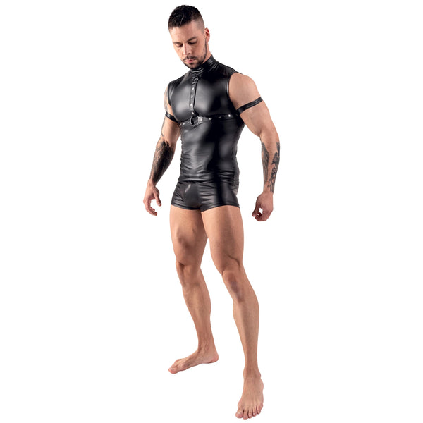 Men's Sleeveless Top With Chest Harness And Arm Loops