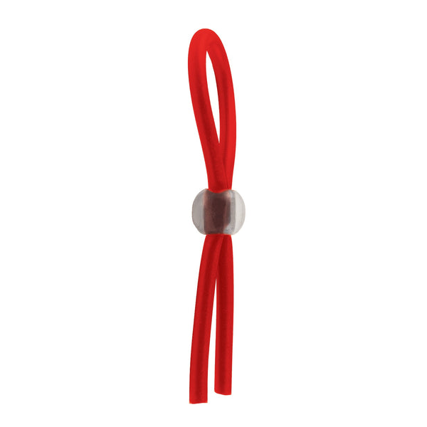 Ram Squeezer Adjustable Lasso Cockring - Red