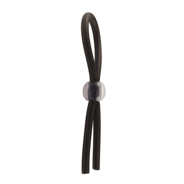 Ram Squeezer Adjustable Lasso Cockring - Black