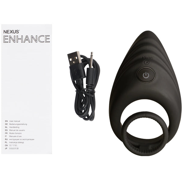 Enhance Rechargeable Vibrating Cock & Ball Ring