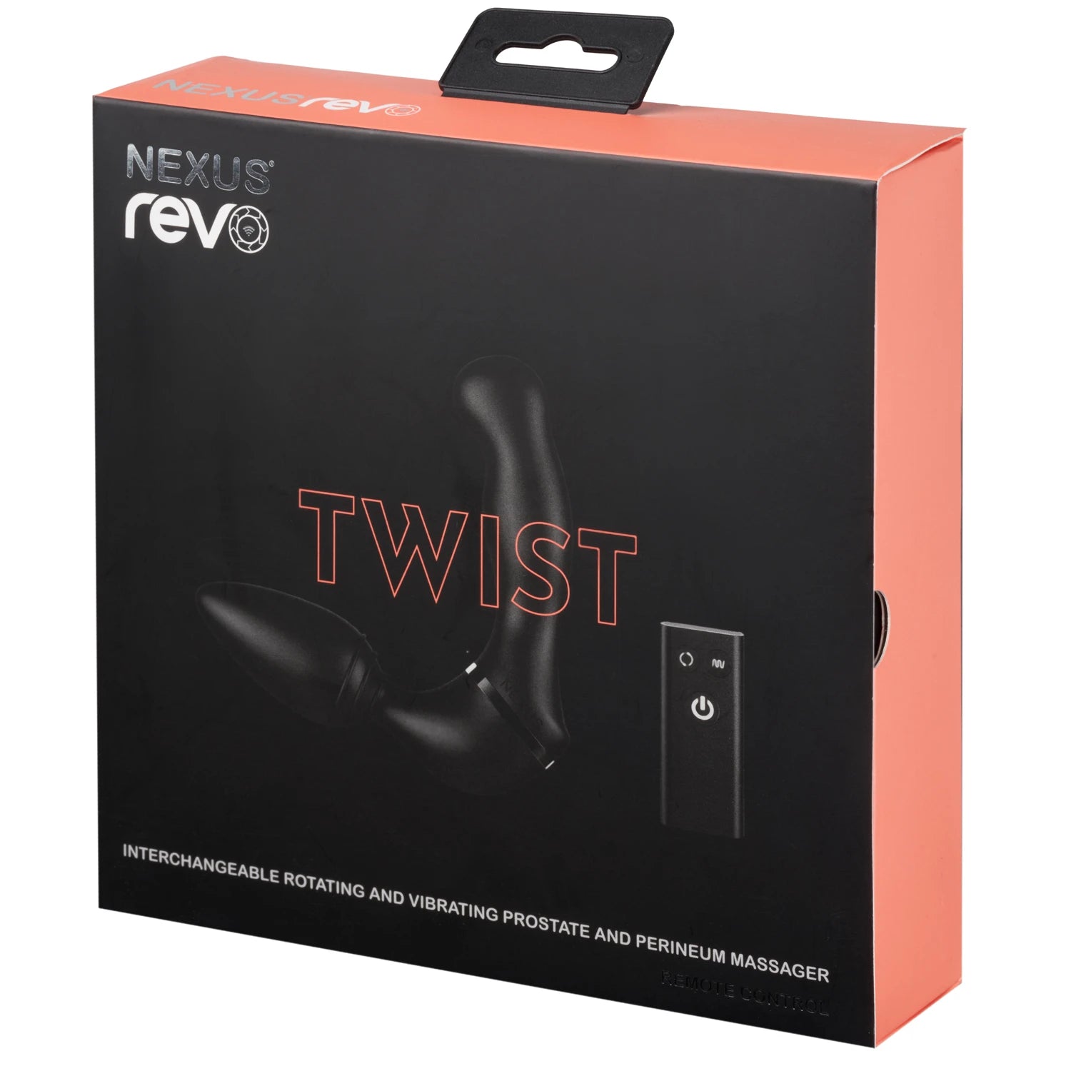 Revo Twist Interchangeable Rotating & Vibrating Remote Control Rechargeable Prostate & Perineum Massager