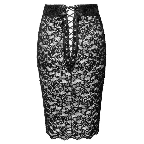 NOIR Handmade Pencil Skirt (4 Sizes Available) - Extreme Toyz Singapore - https://extremetoyz.com.sg - Sex Toys and Lingerie Online Store - Bondage Gear / Vibrators / Electrosex Toys / Wireless Remote Control Vibes / Sexy Lingerie and Role Play / BDSM / Dungeon Furnitures / Dildos and Strap Ons  / Anal and Prostate Massagers / Anal Douche and Cleaning Aide / Delay Sprays and Gels / Lubricants and more...