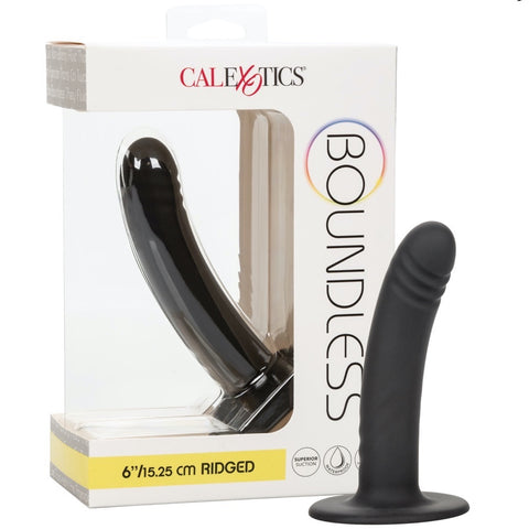 CalExotics Boundless Ridged Smooth Probe - 6 Inch - Extreme Toyz Singapore - https://extremetoyz.com.sg - Sex Toys and Lingerie Online Store - Bondage Gear / Vibrators / Electrosex Toys / Wireless Remote Control Vibes / Sexy Lingerie and Role Play / BDSM / Dungeon Furnitures / Dildos and Strap Ons &nbsp;/ Anal and Prostate Massagers / Anal Douche and Cleaning Aide / Delay Sprays and Gels / Lubricants and more...