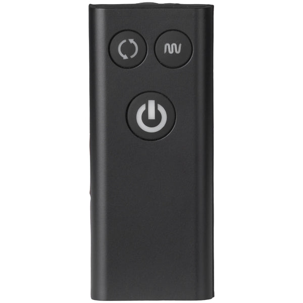 Tornado Remote Control Rechargeable Rotating & Vibrating Butt Plug - Small