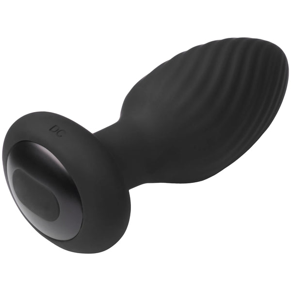 Tornado Remote Control Rechargeable Rotating & Vibrating Butt Plug - Small