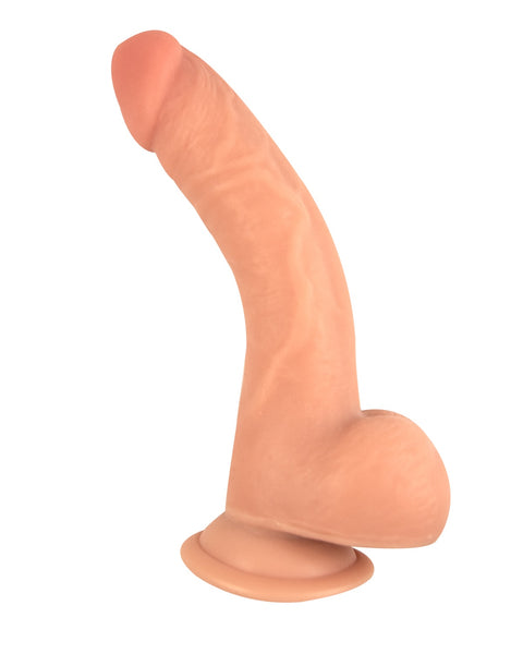 RealCocks 7.5" Sliders Movable Lifelike Skin Dildo with Balls - Light