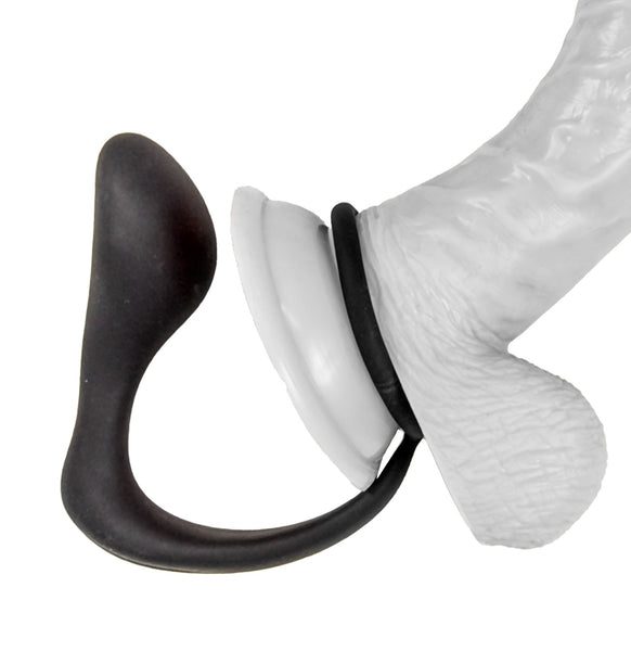 Commander 2-in-1 Silicone Prostate Pleaser Cockring