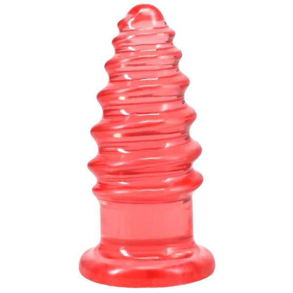Crystal Jellies 5" Anal Twist Plug - Pink