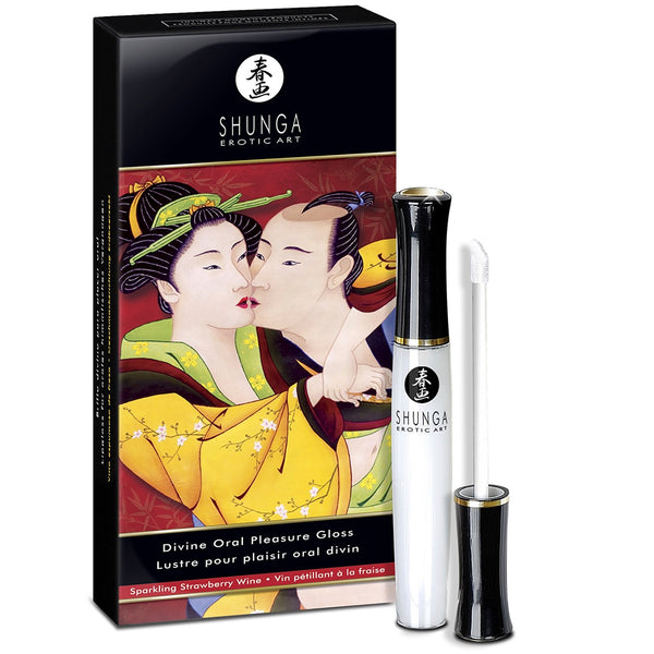 Divine Oral Pleasure Gloss - Sparkling Strawberry Wine 10ml