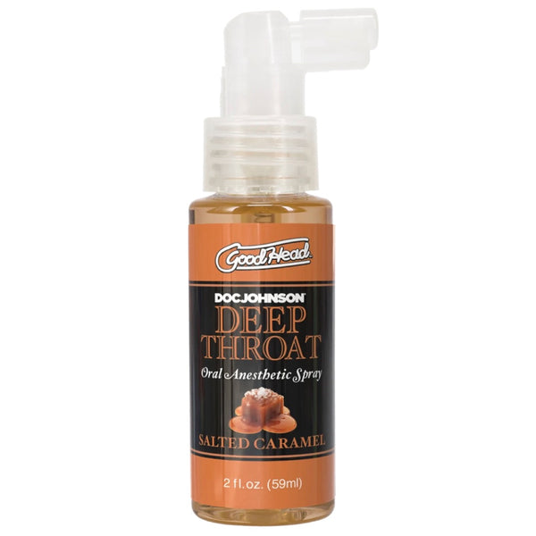 GoodHead Deep Throat Oral Anesthetic Spray - Salted Caramel