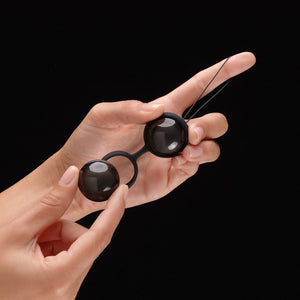Luna Beads Noir Weighted Vagina Beads - Extreme Toyz Singapore - https://extremetoyz.com.sg - Sex Toys and Lingerie Online Store - Bondage Gear / Vibrators / Electrosex Toys / Wireless Remote Control Vibes / Sexy Lingerie and Role Play / BDSM / Dungeon Furnitures / Dildos and Strap Ons / Anal and Prostate Massagers / Anal Douche and Cleaning Aide / Delay Sprays and Gels / Lubricants and more...