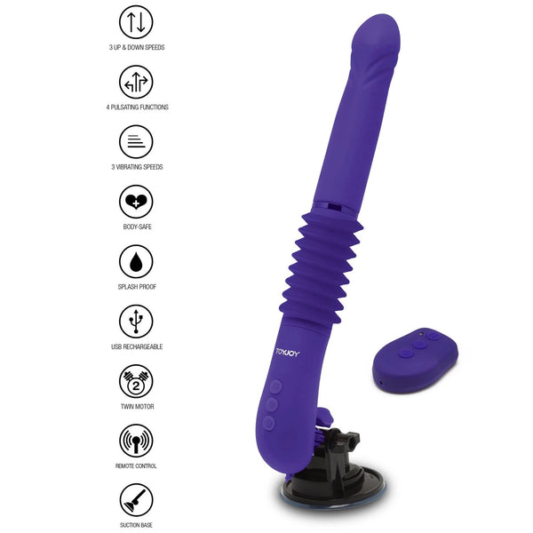 DESIGNER EDITION Magnum Opus Supreme Thruster 2 Remote Control Rechargeable Thrusting Vibrator