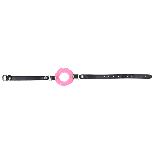 Sex & Mischief Silicone Lips Gag - Pink