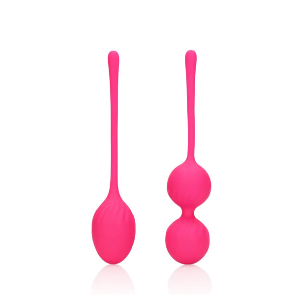 Loveline 2 Piece Thumping Kegel Ball Set - Wild Strawberry