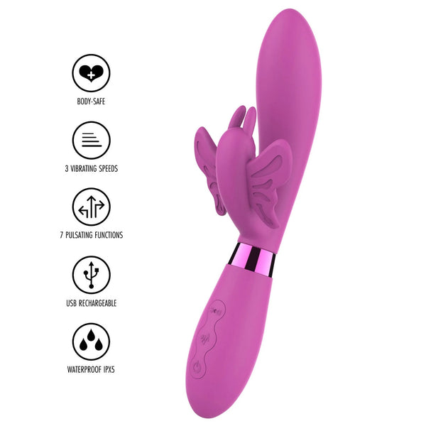 LOVE RABBIT Farfalla Festival Silicone Rechargeable Vibrator