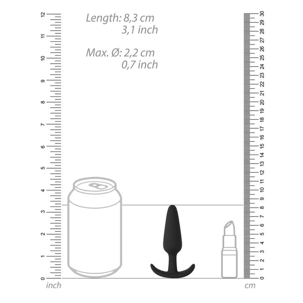 Beginners Slim Butt Plug - Black