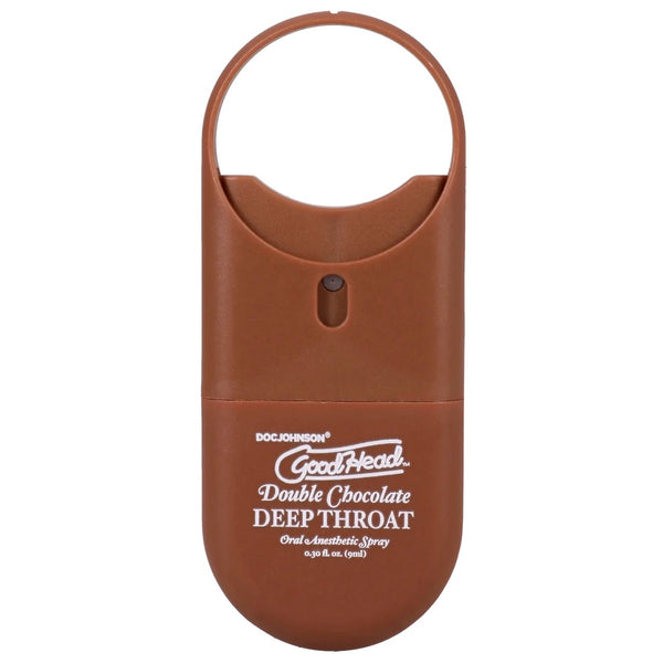 GoodHead To-Go Deep Throat Oral Anesthetic Spray - Double Chocolate