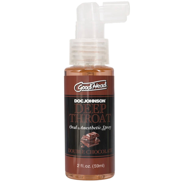 GoodHead Deep Throat Oral Anesthetic Spray - Double Chocolate
