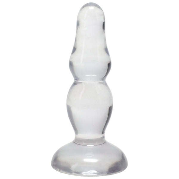 Crystal Jellies 4" Novice Pop Plug - Clear