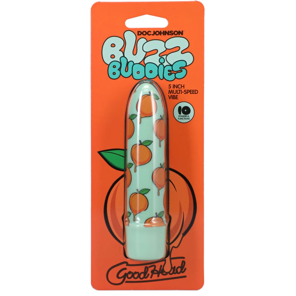 GoodHead Buzz Buddies 5" Muti-Speed Vibe - Peaches