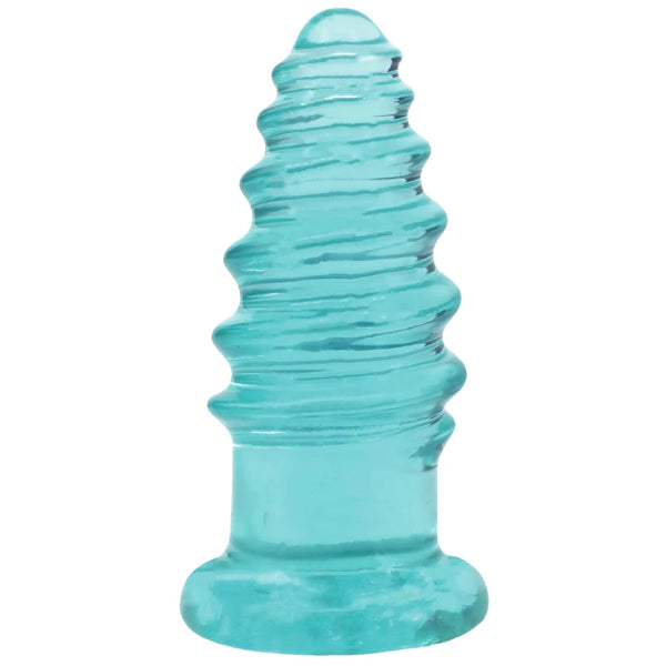Crystal Jellies 5" Anal Twist Plug - Teal