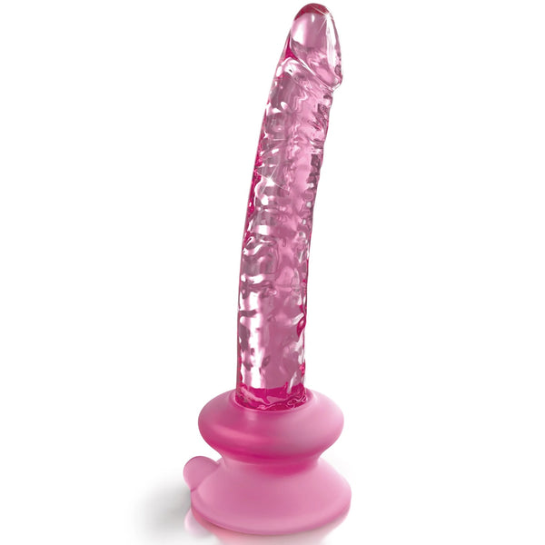 Icicles No. 86 Glass Dildo with Suction Base