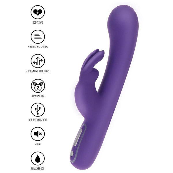 LOVE RABBIT Exciting Rabbit Silicone Rechargeable Vibrator