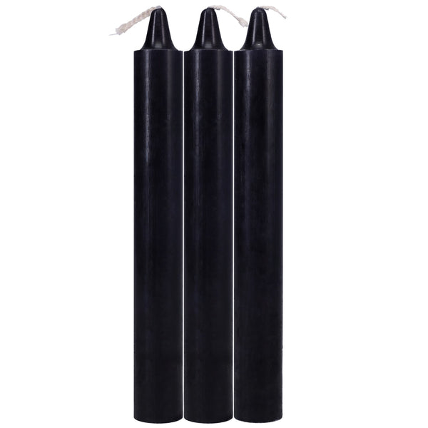 Japanese Drip Candles 3 Pack - Black