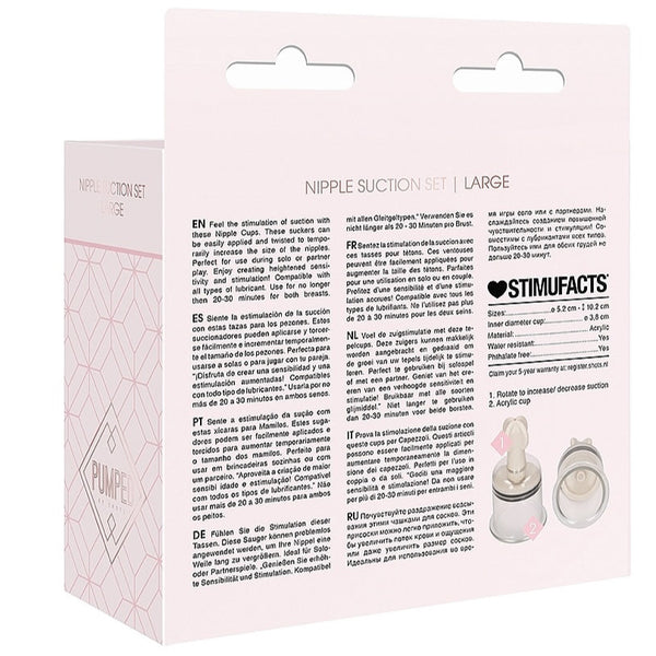 Pumped Nipple Suction Set - Large