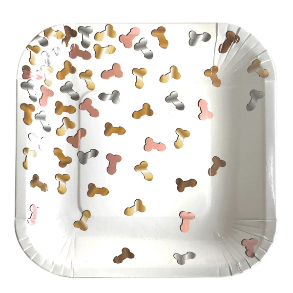 Glitterati Penis Plates - 8 Pack