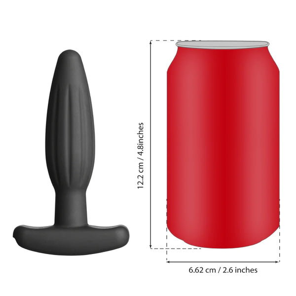 Noir Rocker Silicone Butt Plug - Small
