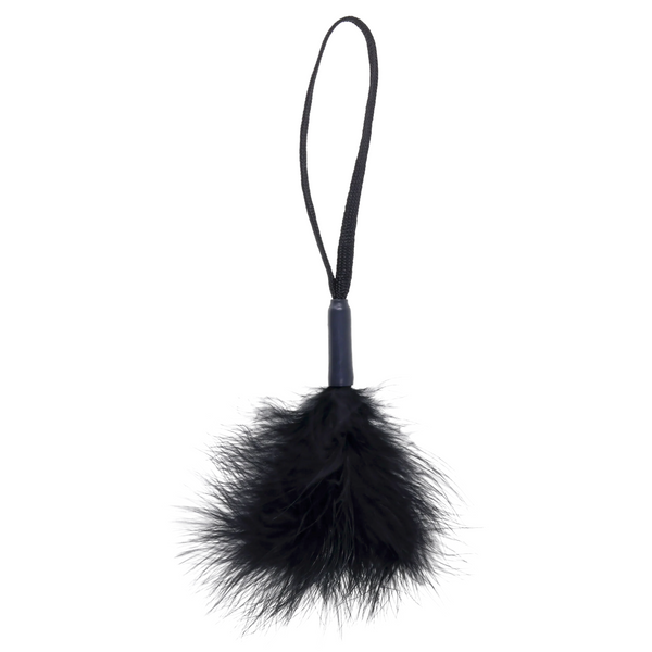 Sex & Mischief: Peaches ’n CreaMe Wrist Feather Tickler - Black
