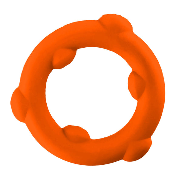 SPINNER Liquid Silicone Cockring - Orange