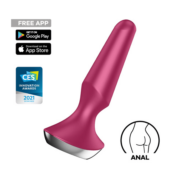 Plug-ilicious 2 Connect App Anal Vibrator - Berry