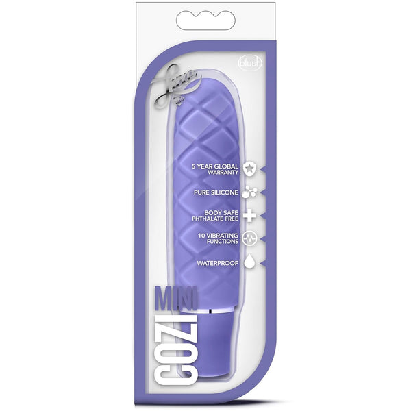 Luxe Cozi Platinum-Cured Silicone Vibrator - Periwinkle