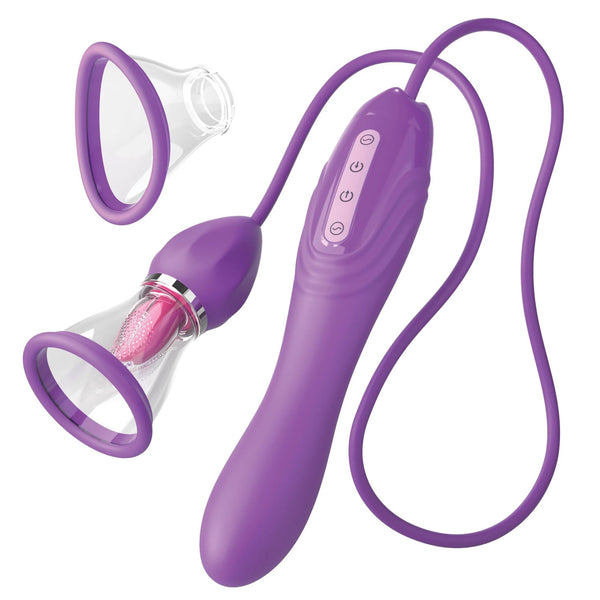 Fantasy For Her Rechargeable Her Ultimate Pleasure Max Oral Sex with Suction & G-Spot Vibrator