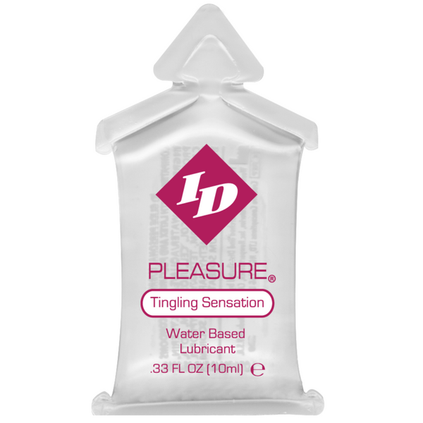 PLEASURE Tingling Sensation Water-Based Lubricant 10ml Pillow - Bag of 144