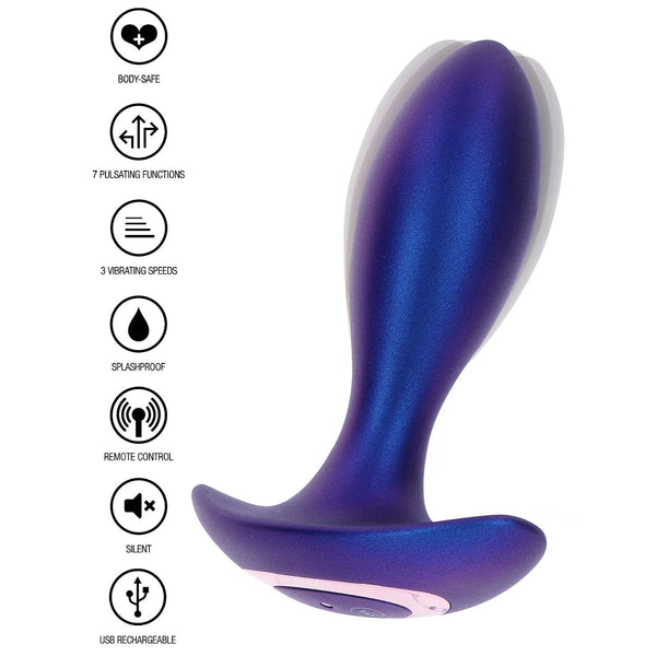 BUTTOCKS The Brave Remote Controlled Rechargeable Butt Plug