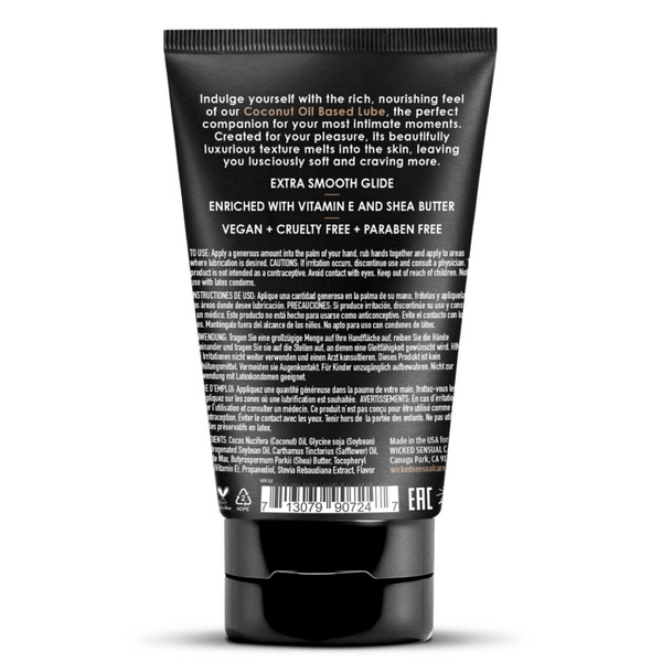 Coconut Oil Based Lubricant - 4 oz.