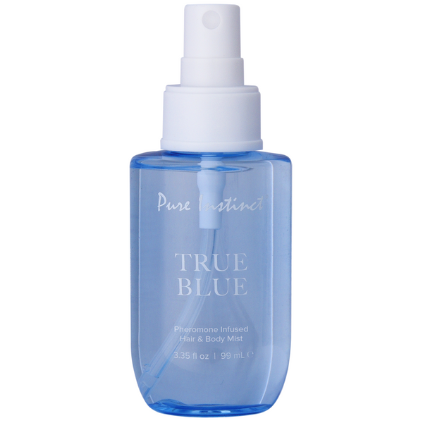 PURE INSTINCT Signature Collection True Blue Pheromone Infused Hair & Body Mist - 99ml