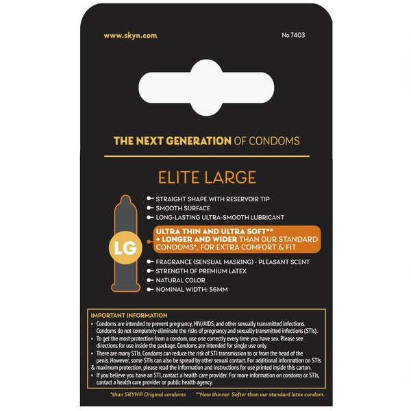 Large Condoms - 3 Pack